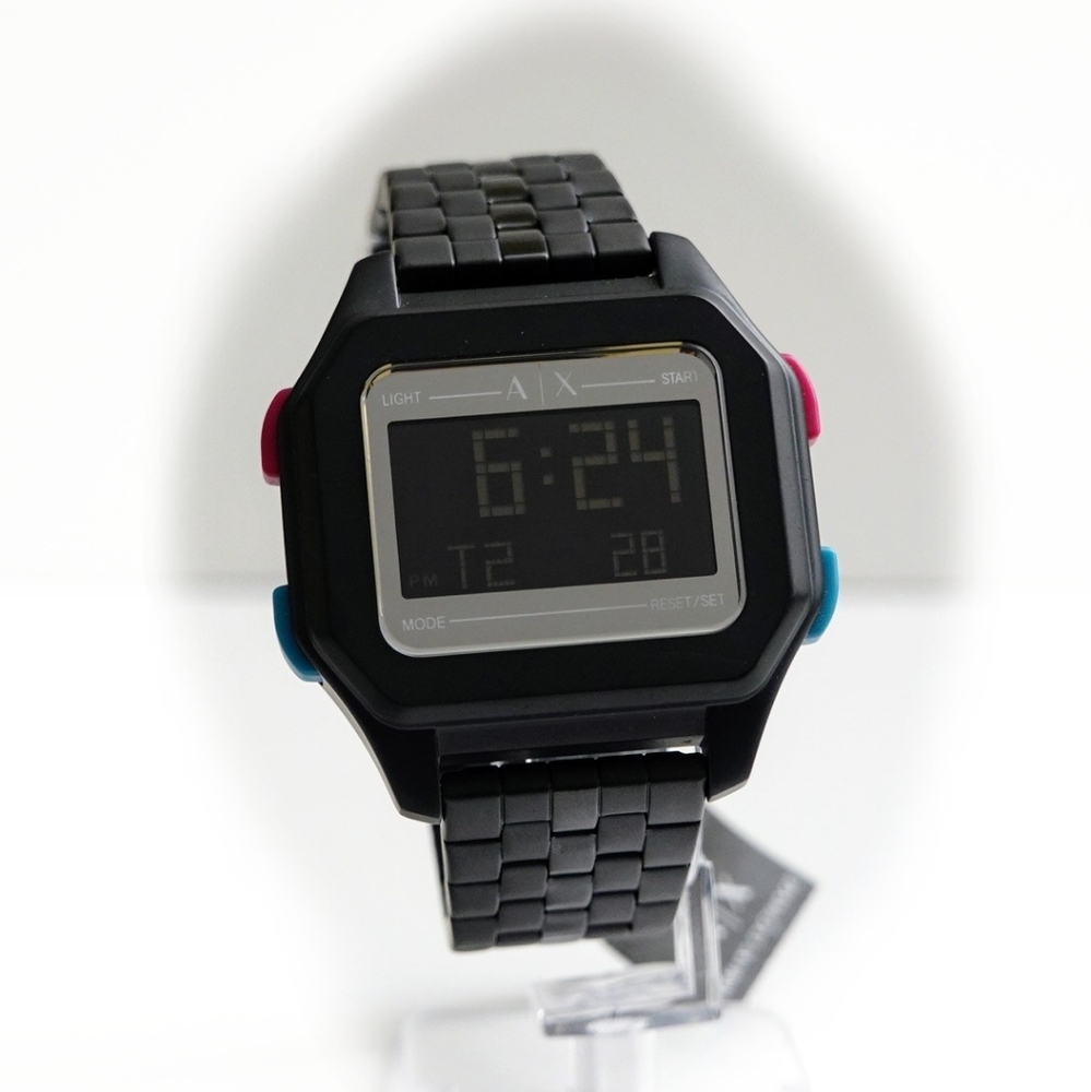 ARMANI EXCHANGE DIGITAL STAINLESS STEEL WATCH - Picture 4 of 10